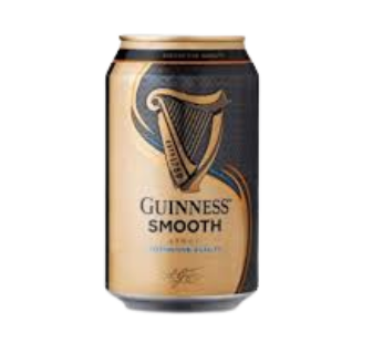 GUINNESS SMOOTH STOUT CAN 330ML