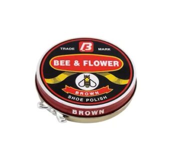 BEE AND FLOWER  SHOE POLISH BROWN 40G