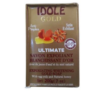 IDOLE GOLD ULTIMATE EXFOLIATING WHITENING SOAP 200G